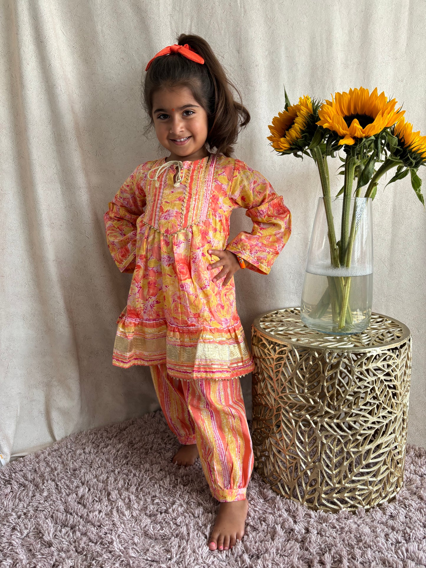 Sunflower Kurta Frock