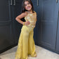 Butter Yellow Palazzo Suit