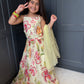 The Floral Garden Lengha Set