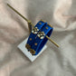 Blue Embellished Bangles