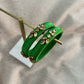 Parrot Green Embellished Bangles