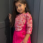 Fuscia Pink Partywear Lengha Set