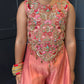 Coral Floral Pearl Palazzo Suit