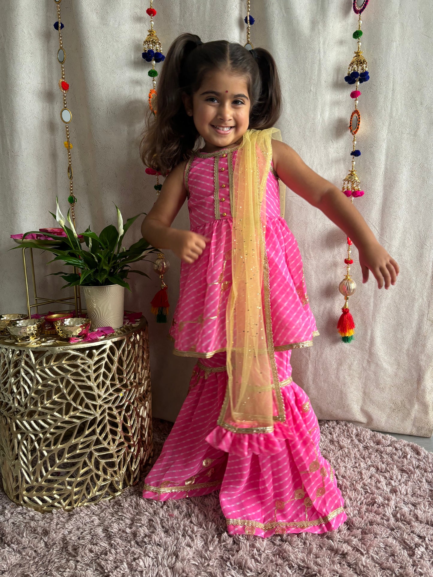 Barbie Pink Sharara Suit