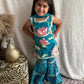 Summer Collection Blue Sharara Suit