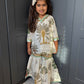 Mini Mama White Sharara Suit
