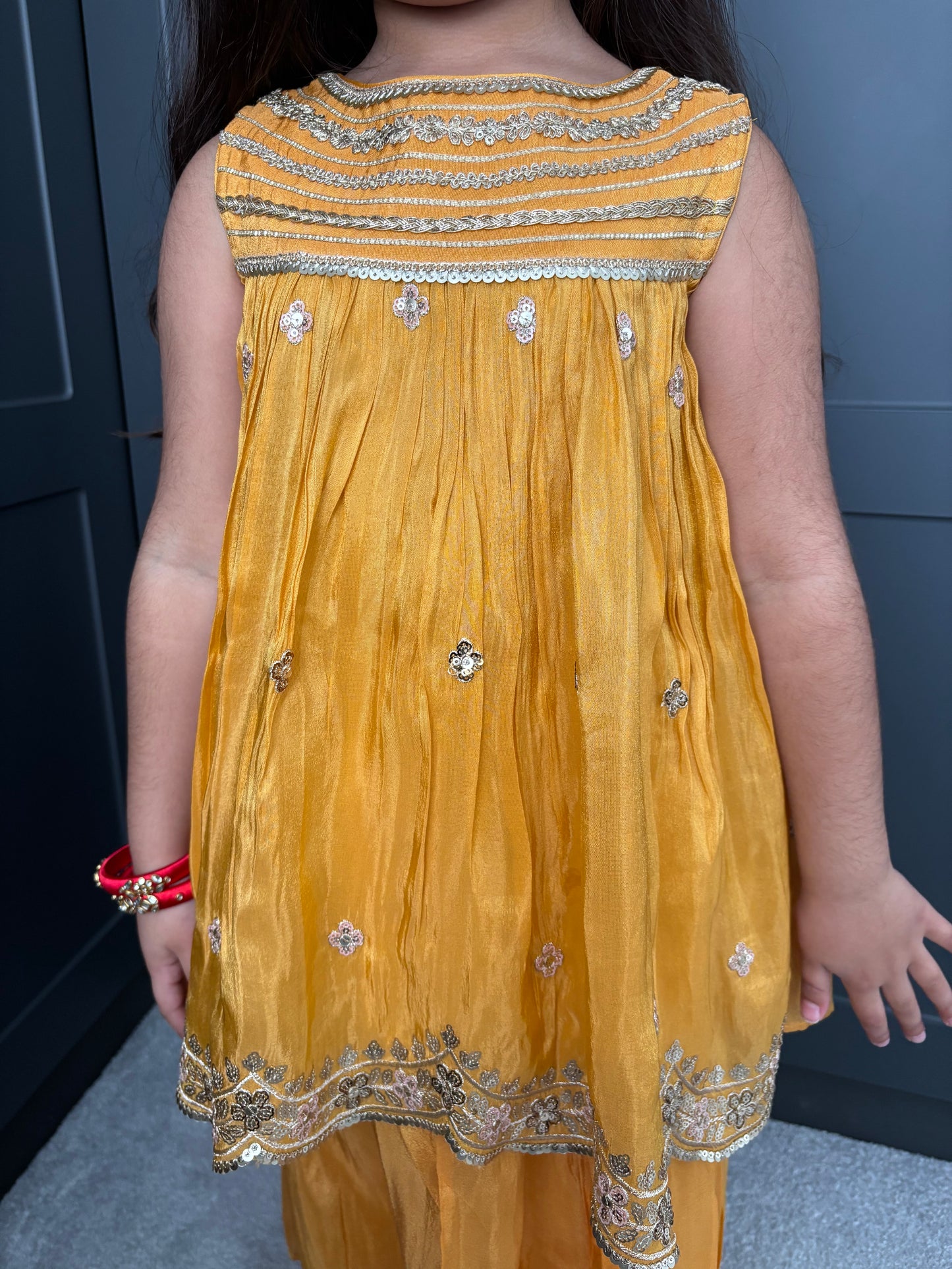 Yellow Palazzo Suit