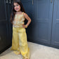 Butter Yellow Palazzo Suit