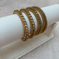 Gold Bangle Square Design