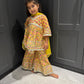 Yellow & Pink Sharara Suit Set