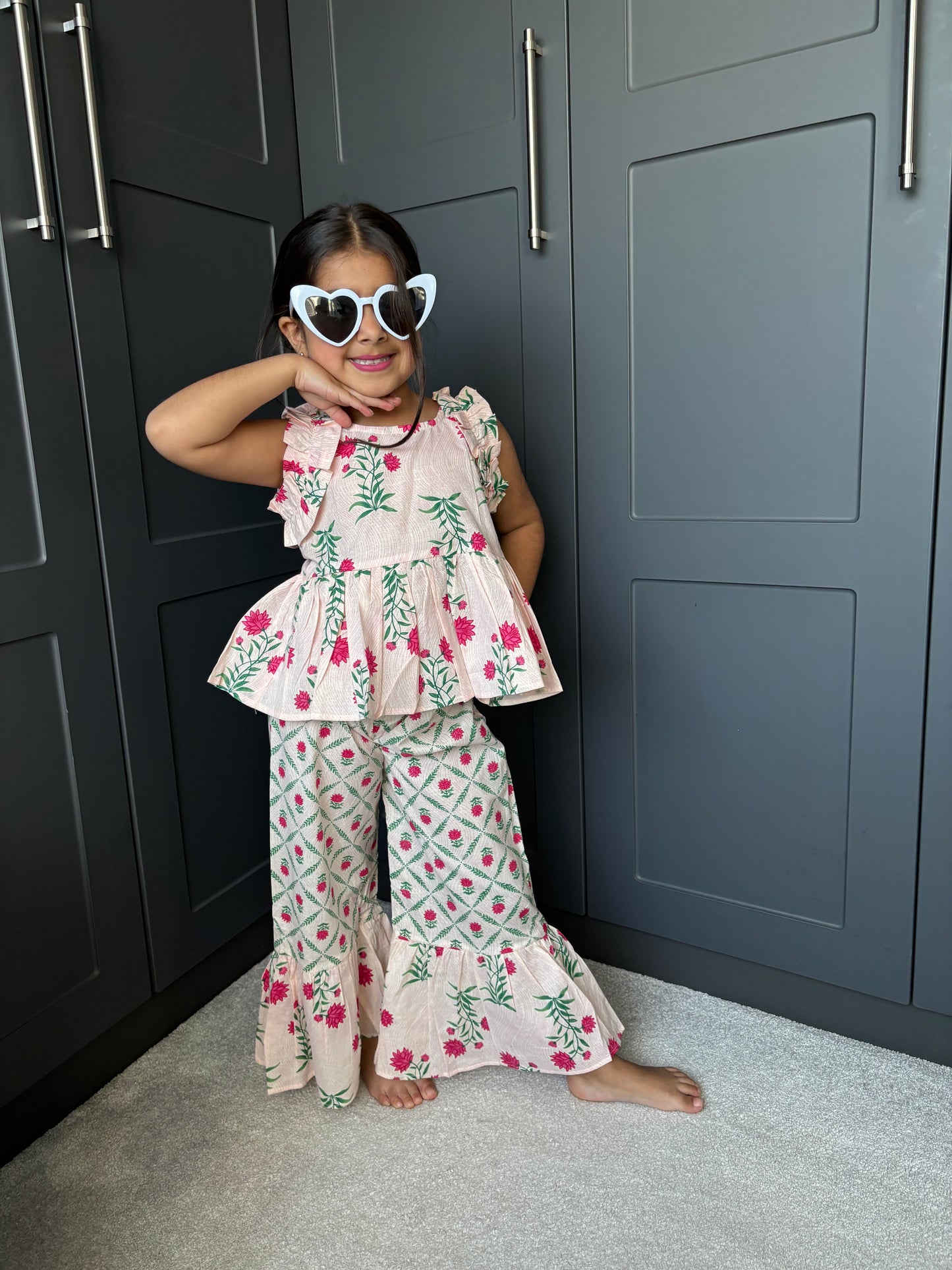 Pink Frilly Co-Ord