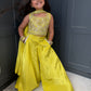 Golden Glow Palazzo Suit