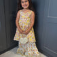 Yellow Shell Sharara Suit