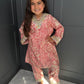 SAMPLE GIRLS PINK SUIT AGE 5