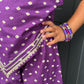 Girls Festive Purple Bandhani Print Palazzo Suit | Sibling Collection