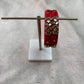 Tomato Red Embellished Bangle