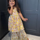 Yellow Shell Sharara Suit