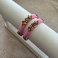 Baby Pink Embellished Bangle