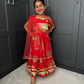 Red Lengha | Girls Navratri Garba Outfit | Indian Kidswear