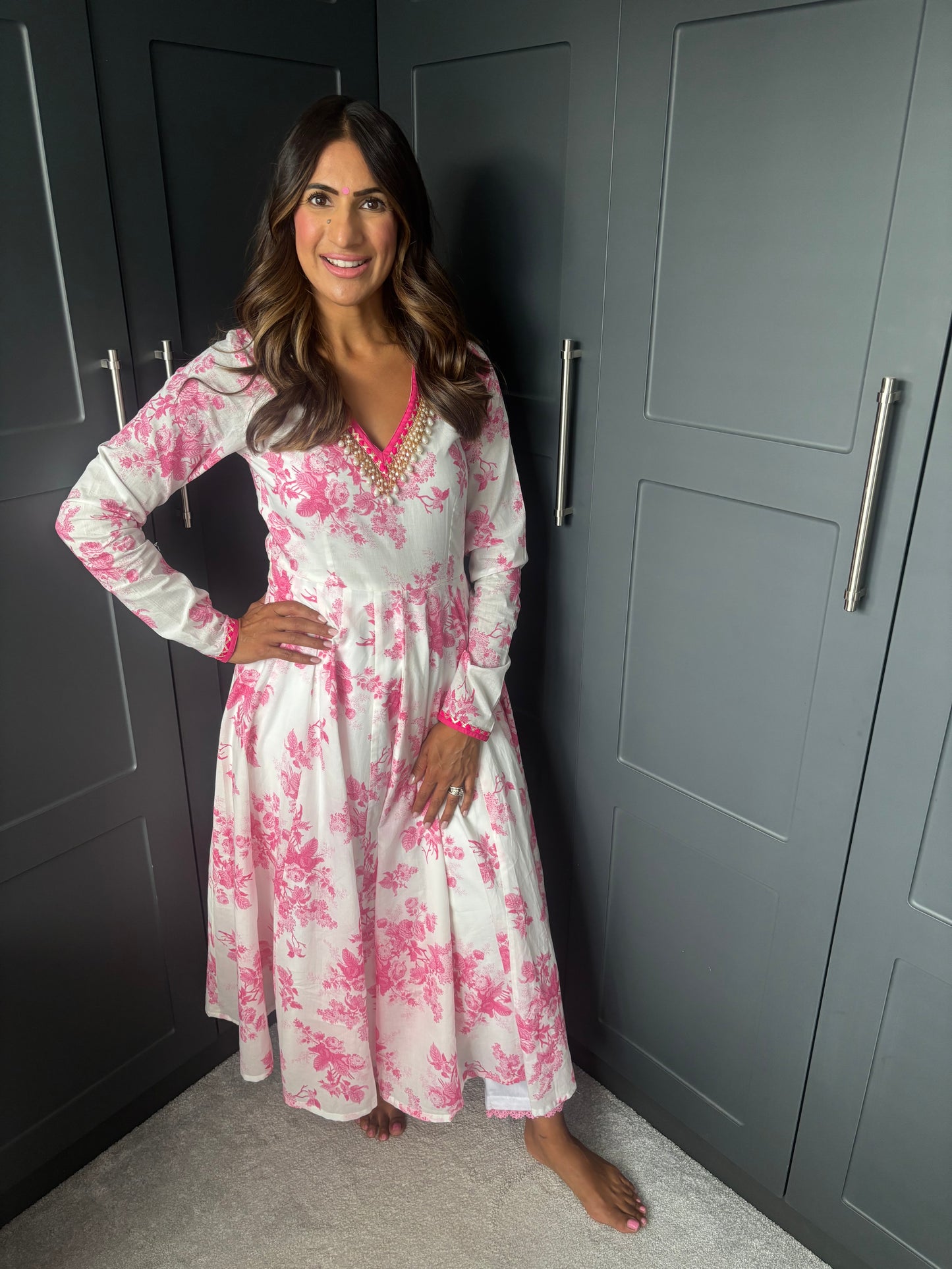 Mama Enchanted Bloom Anarkali Set