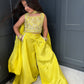 Golden Glow Palazzo Suit