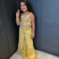 Butter Yellow Palazzo Suit