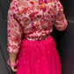 Fuscia Pink Partywear Lengha Set
