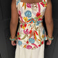 Multicolour Palazzo Suit