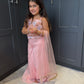 Baby Pink Palazzo Suit