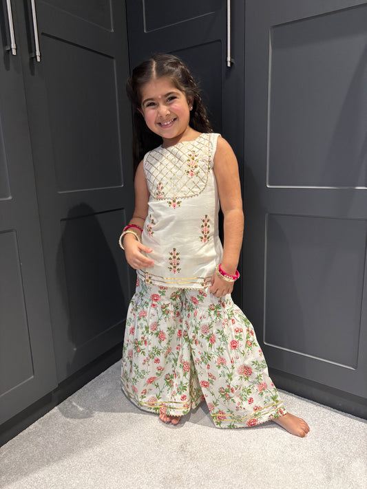 Rose Garden Sharara Suit