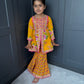 Yellow Mirror Work Sharara