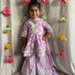 Pink Mirror Gharara Suit