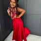 Red Silk Chanderi Palazzo