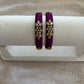 Wine Embellished Bangle