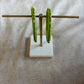 Slim Embellished Bangle (Lime)