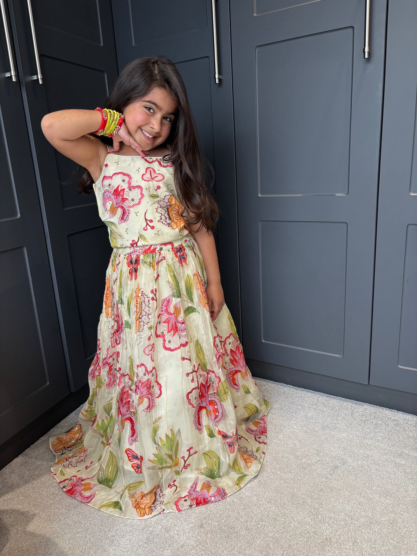 The Floral Garden Lengha Set