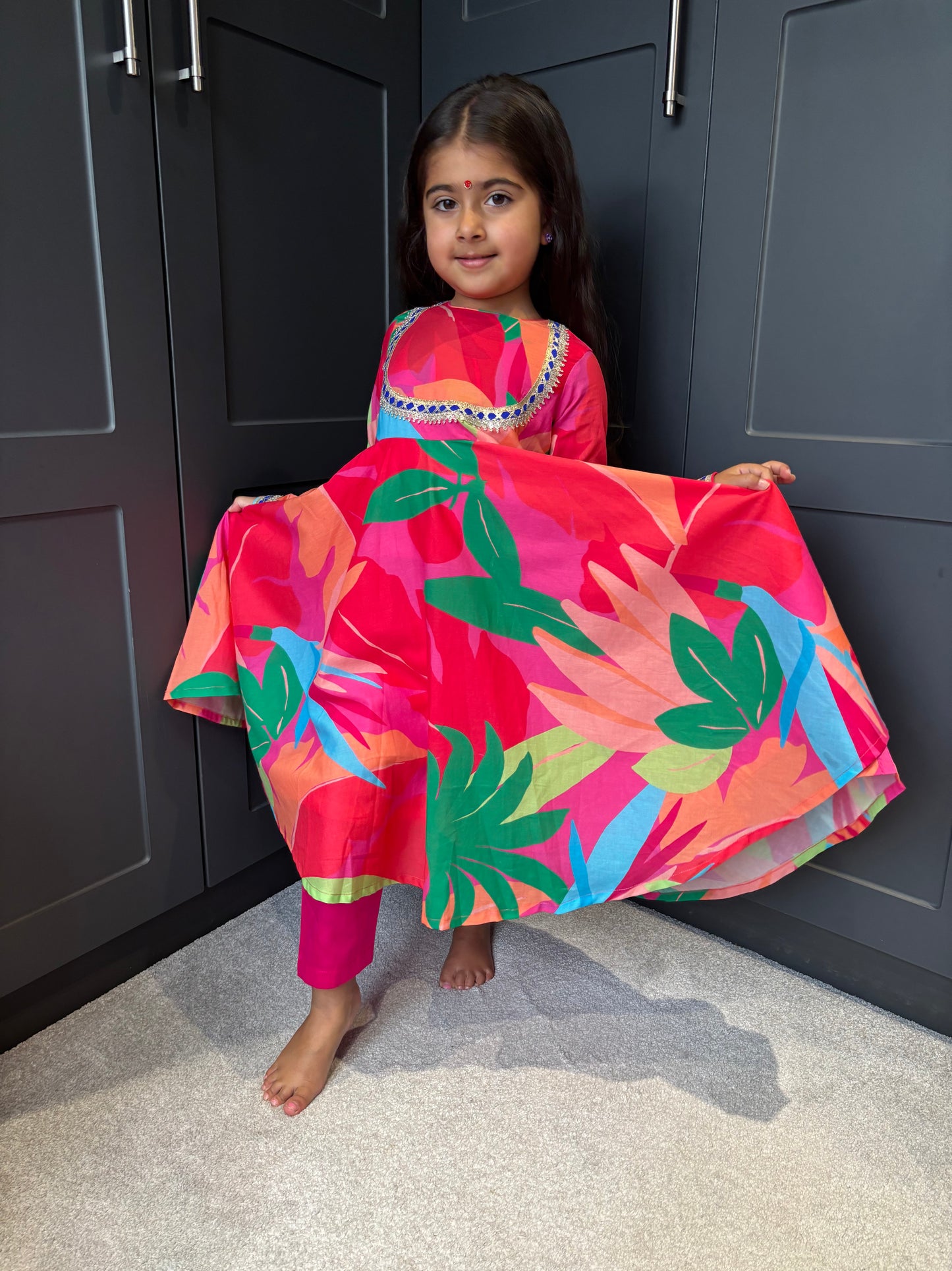 Festive Mini Mama Anarkali Set