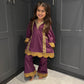 Mini Mama Purple Velvet Co-Ord