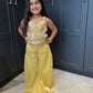 Butter Yellow Palazzo Suit