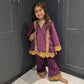 SAMPLE GIRLS VELVET SUIT AGE 5