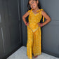 Girls Festive Yellow Bandhani Print Palazzo Suit | Sibling Collection