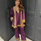 Mama Purple Velvet Co-Ord