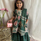 Forest Green Paisley Sharara Suit