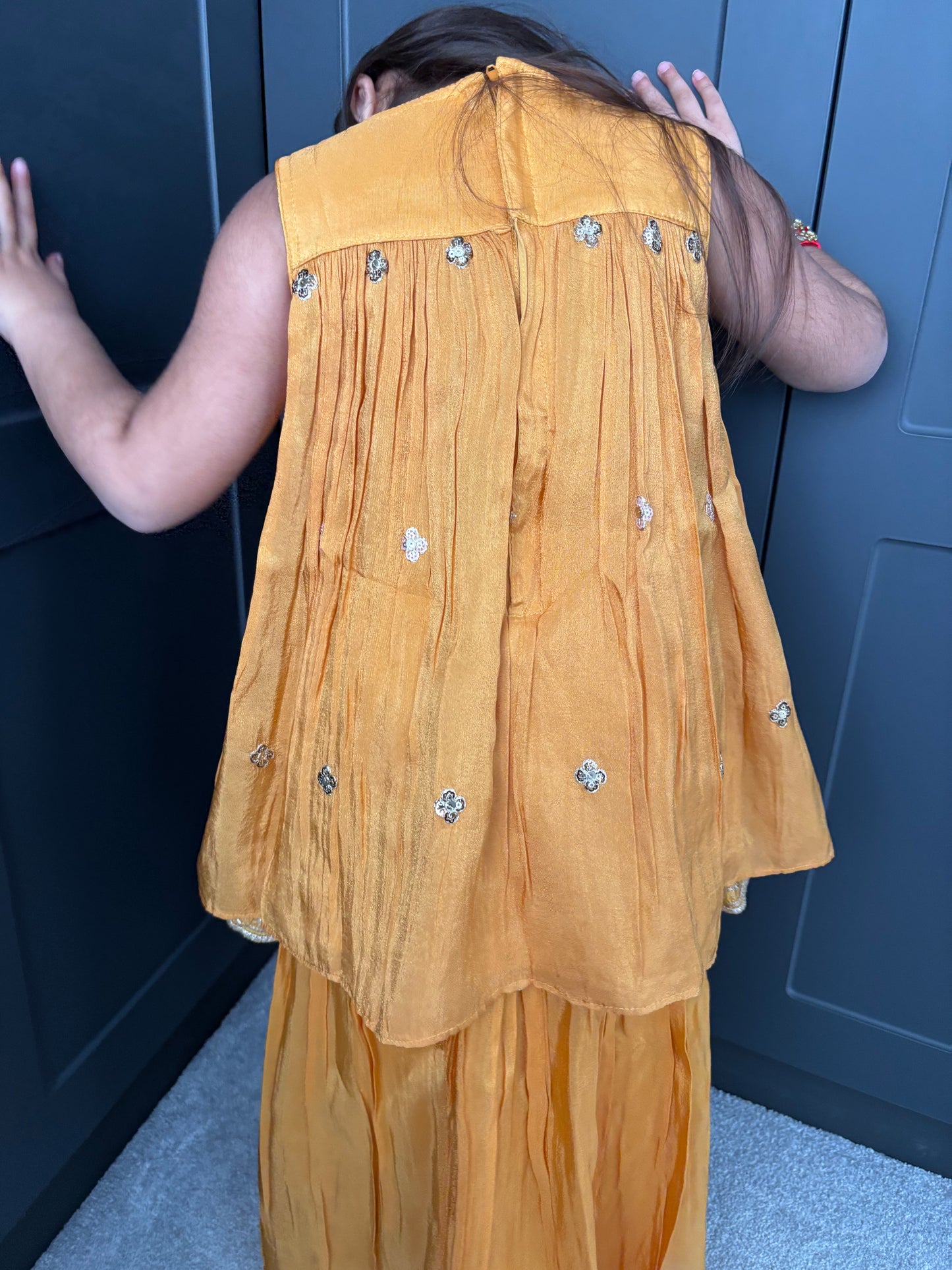 Yellow Palazzo Suit