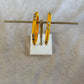 Slim Embellished Bangle (Mustard Yellow)