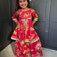 Rani Pink Floral Sharara Suit