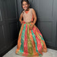 Mendhi Magic Lengha Set
