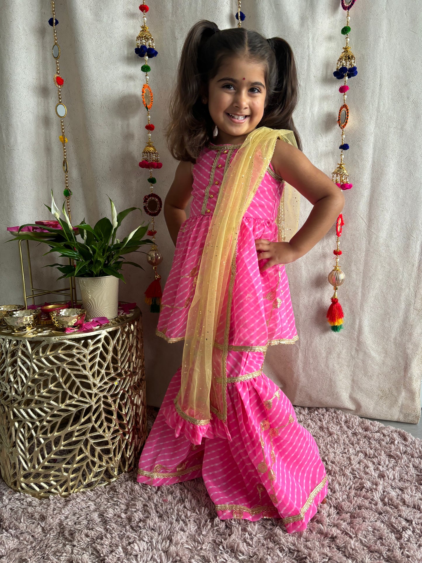 Barbie Pink Sharara Suit