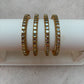 Gold Bangle Square Design