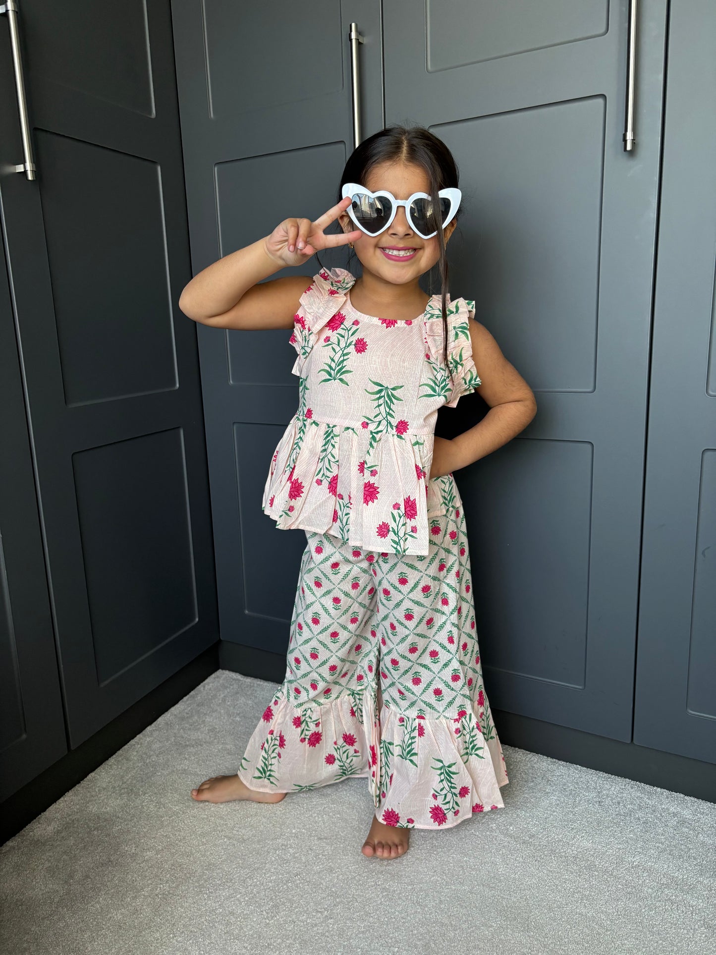 Pink Frilly Co-Ord